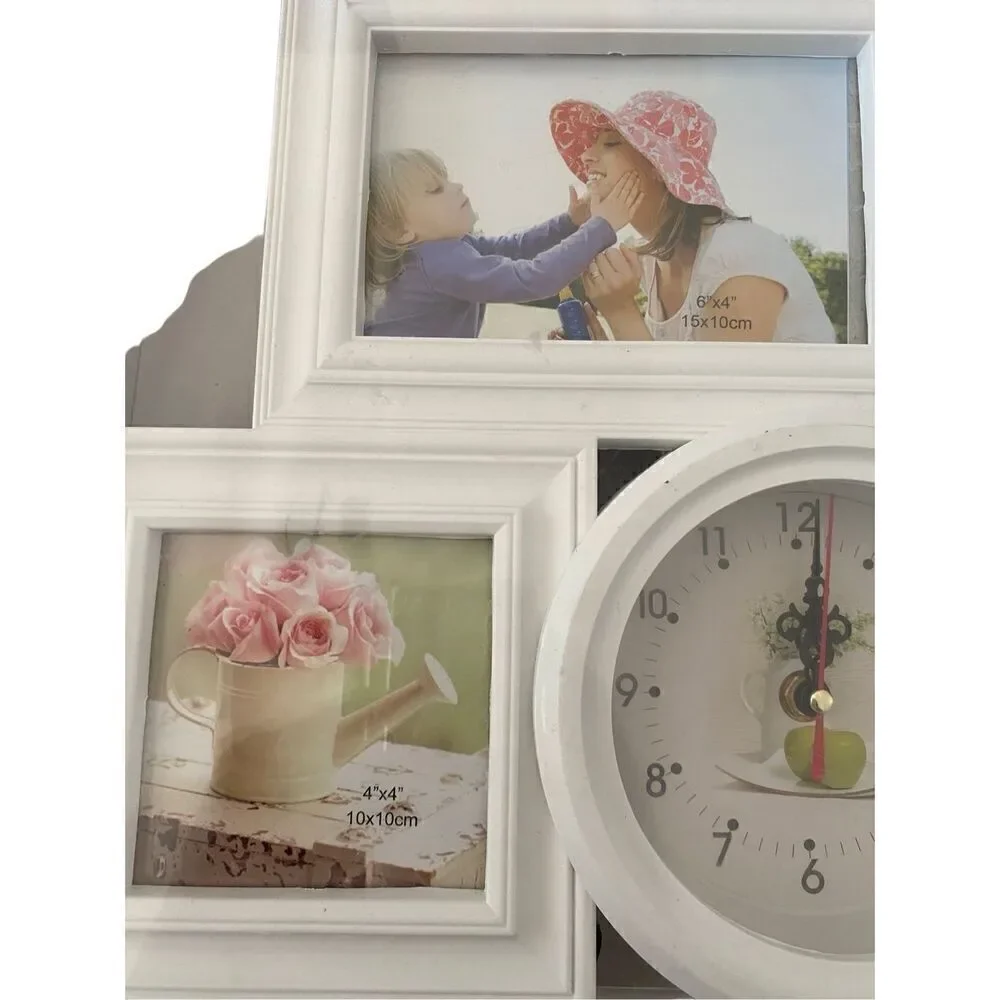 15 x 19 Wall Mounted Clock Picture Frame Home Decorations Photo
